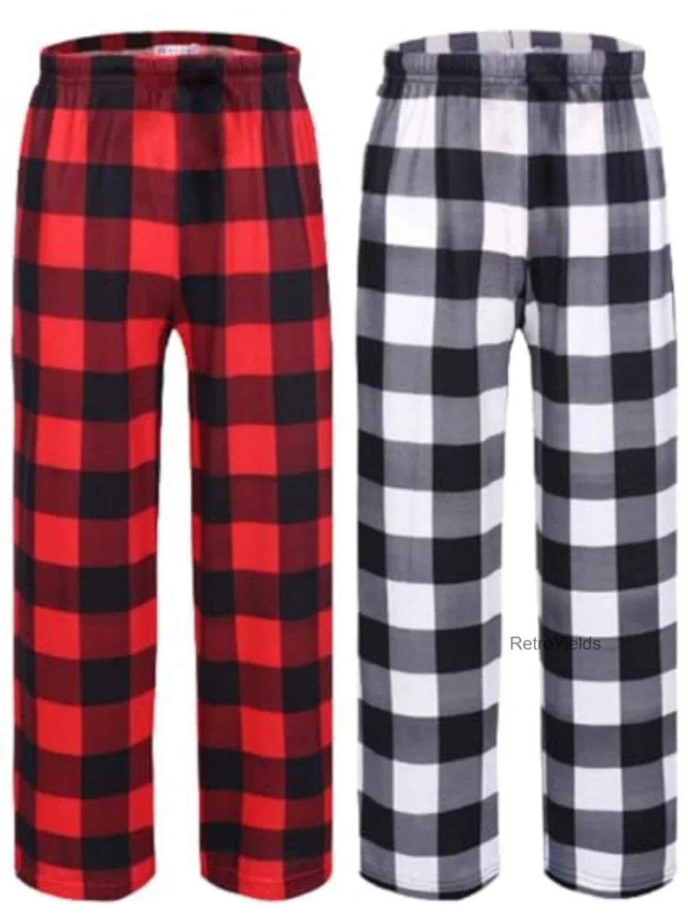 Girls Pajama Pants with Pockets Pack of 2, Soft Breathable Sleepwear, Elastic